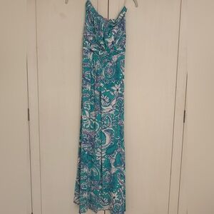 Lilly Pulitzer paisley maxi dress